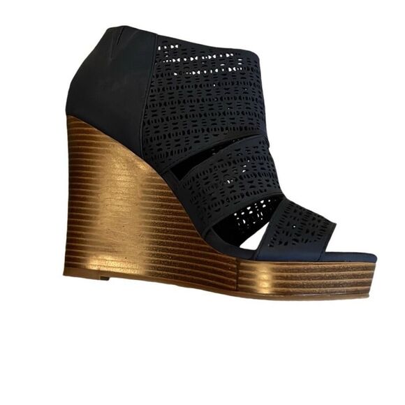 Parker & Sky navy blue wedges - Picture 1 of 3